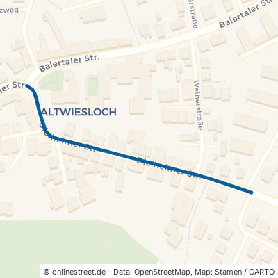 Dielheimer Straße Wiesloch Altwiesloch 