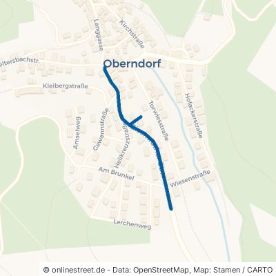 Eisemrother Straße Siegbach Oberndorf 