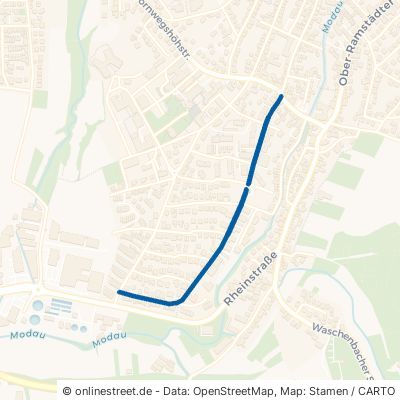 Eberstädter Straße Mühltal Nieder-Ramstadt 