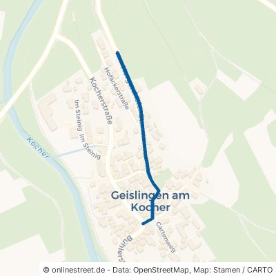 Hergershofer Straße Braunsbach Geislingen 