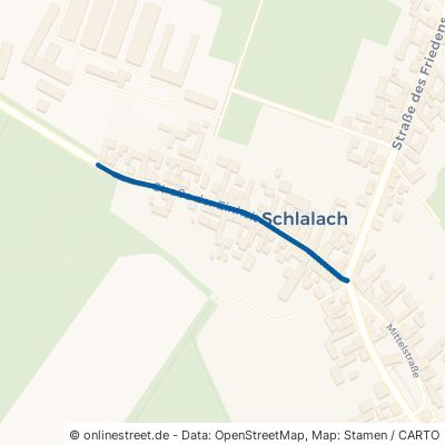 Straße Der Einheit Mühlenfließ Schlalach 