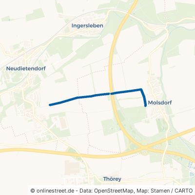 Schlufterweg Erfurt Molsdorf 
