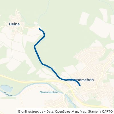 Heinaer Straße Morschen Altmorschen 
