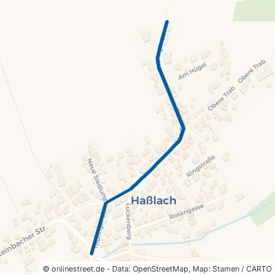 Thüringer Straße Teuschnitz Haßlach 