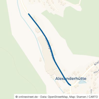 Tettaugrundstraße Tettau Alexanderhütte 
