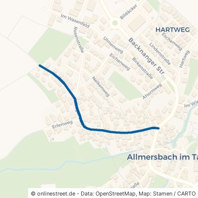 Heiniger Straße Allmersbach im Tal 