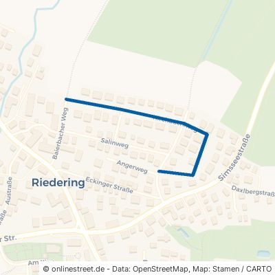 Kirchbachlweg Riedering Daxlberg 