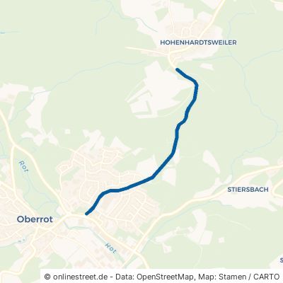 Hohenhardtsweiler Straße Oberrot 