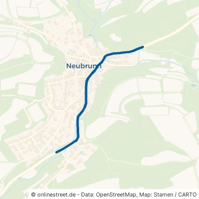 Neubrunner Dorfstraße Kirchlauter Neubrunn 