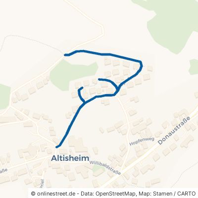 Pfalzgrafenstraße Kaisheim Altisheim 