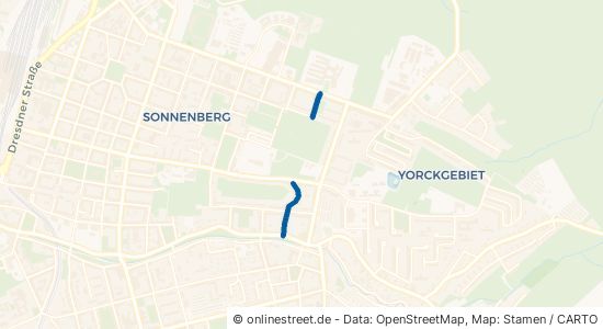 Münchner Straße Chemnitz Sonnenberg Sonnenberg