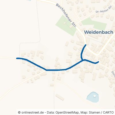 Esbacher Straße Weidenbach Triesdorf 