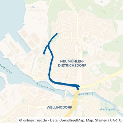 Heikendorfer Weg Kiel Neumühlen-Dietrichsdorf Neumühlen-Dietrichsdorf