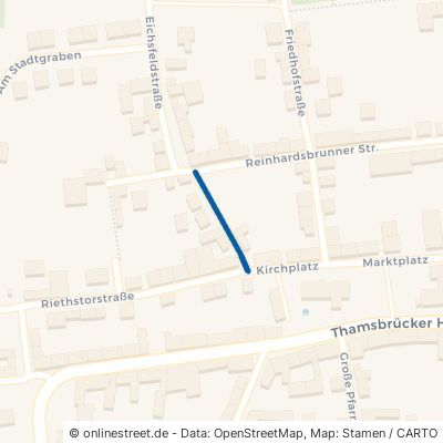 Kleine Reinhardsbrunner Straße Bad Langensalza Thamsbrück 