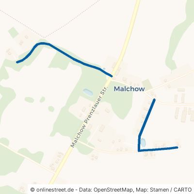 Malchow Siedlungsstraße Göritz Malchow 
