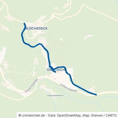 Dickteich 77883 Ottenhöfen im Schwarzwald Ortsgebiet 