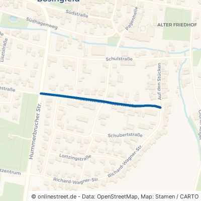Mozartstraße Extertal Bösingfeld 