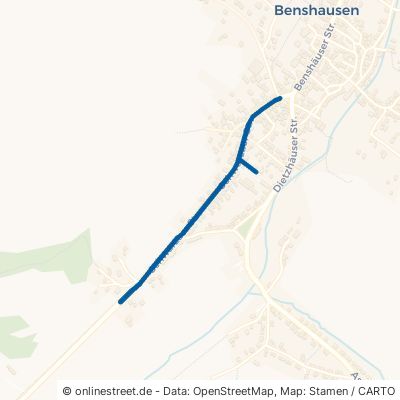 Schwarzaer Straße Zella-Mehlis Benshausen 