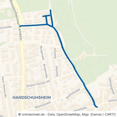 Zum Steinberg 69121 Heidelberg Handschuhsheim Handschuhsheim-Ost