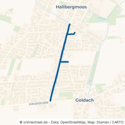 Freisinger Straße Hallbergmoos Goldach 