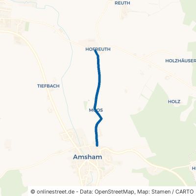 Moosestraße Egglham Amsham 