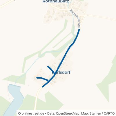 Südstraße Demitz-Thumitz Karlsdorf 