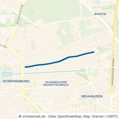 Tizianstraße München Neuhausen-Nymphenburg 