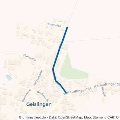Schloßbergstraße Unterschneidheim Geislingen 