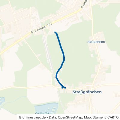 Forstweg Bernsdorf Straßgräbchen 