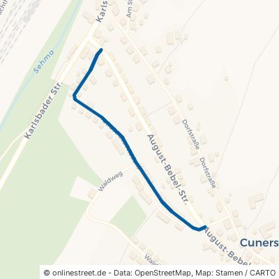 Straße des Friedens Annaberg-Buchholz Cunersdorf 