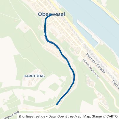 Chablis-Straße Oberwesel 