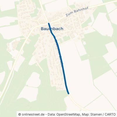 Braacher Straße Alheim Baumbach 
