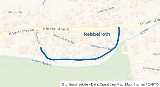 Rundstraße Gummersbach Rebbelroth 