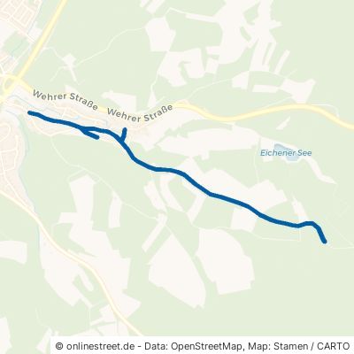 Alte Wehrer Straße Schopfheim Eichen 
