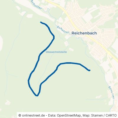 Unterer Schwitzbergweg Lahr Reichenbach 