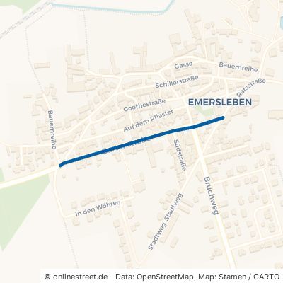 Gartenstraße Halberstadt Emersleben 
