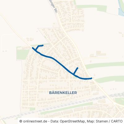 Täfertinger Weg Augsburg Bärenkeller 