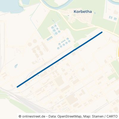 Straße L Schkopau Korbetha 