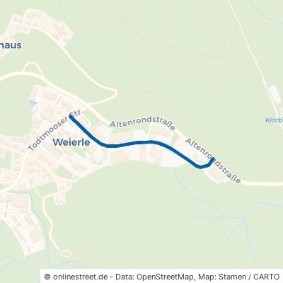 Gewerbestraße Bernau im Schwarzwald Weierle 