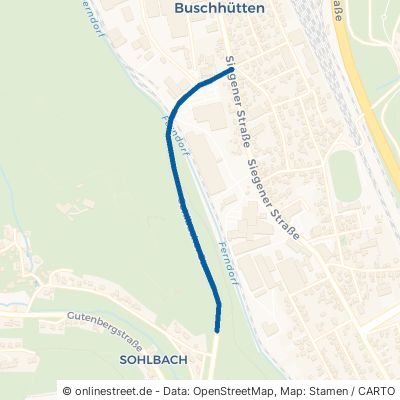 Sohlbacher Straße Kreuztal Buschhütten 