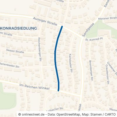 Egerstraße Regensburg Konradsiedlung-Wutzlhofen 