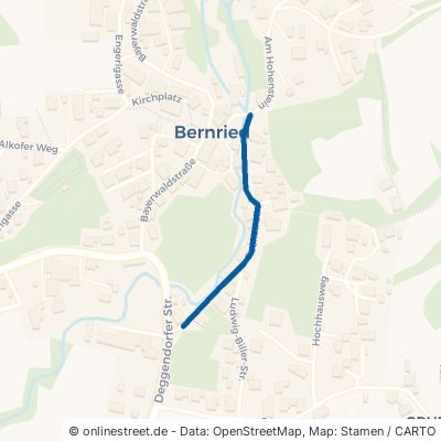 Bachstraße Bernried Böbrach 
