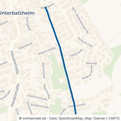 Hindenburgstraße Balzheim Unterbalzheim 