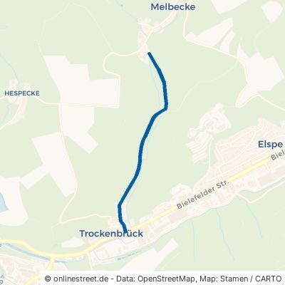 Melbecker Straße Lennestadt Trockenbrück 