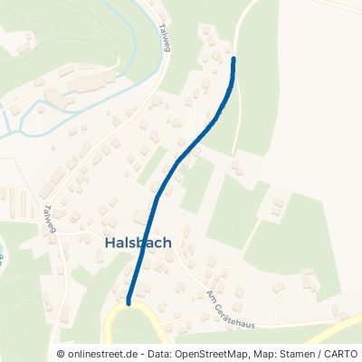Obere Straße Freiberg Halsbach 