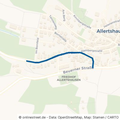Allendorfer Straße Rabenau Allertshausen 