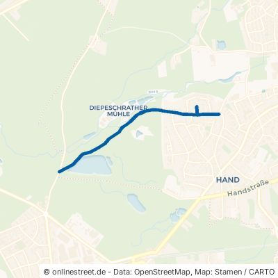 Diepeschrather Weg Bergisch Gladbach Hand 