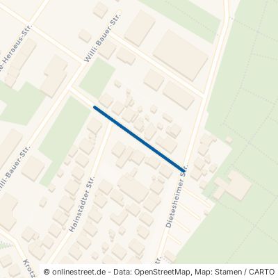 Auheimer Straße Offenbach am Main Bieber 