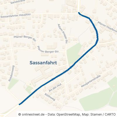 St.-Mauritius-Straße Hirschaid Sassanfahrt 