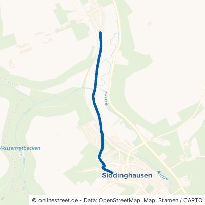 Weiner Kirchweg Büren Siddinghausen 